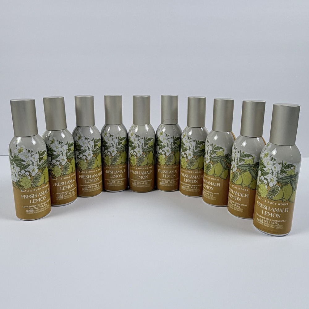 10 Bath & Body Works Fresh Amalfi Lemon Concentrated Room Spray Air Freshener